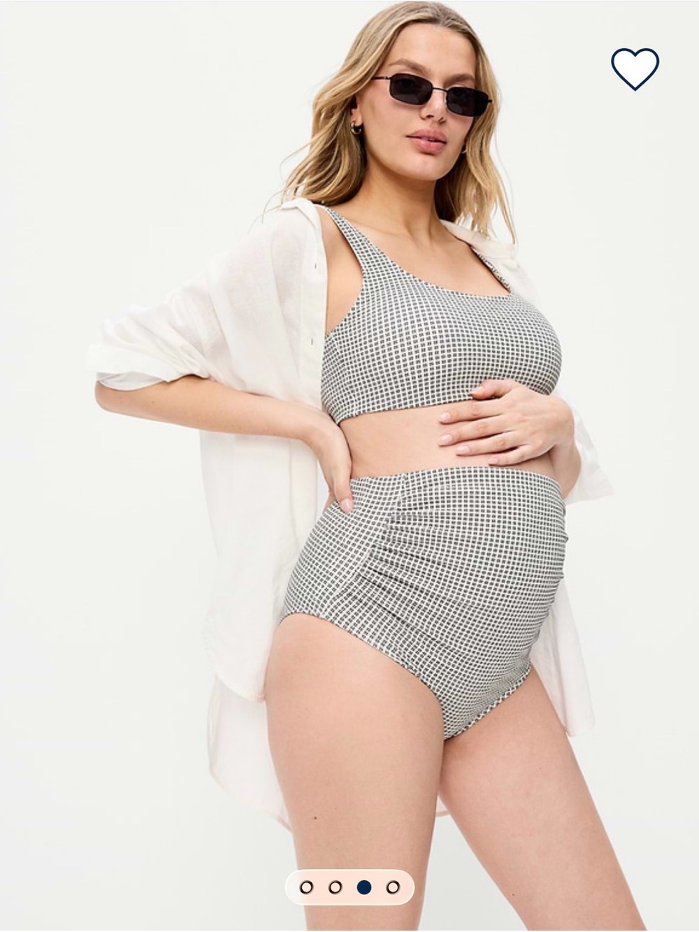 NWOT Maternity High-Waisted Swim Bottoms